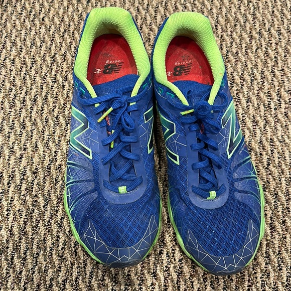 Men’s new balance green and blue sneakers - Picture 2 of 6